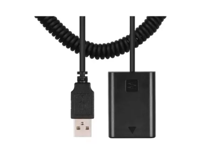 Andoer Np-fw50 Dummy Battery + 5v 3a Usb Adaptador Para Sony