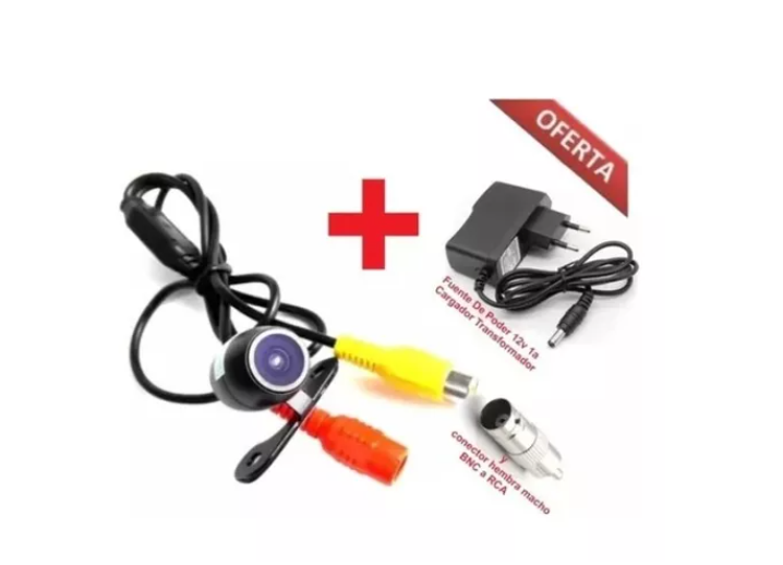 Mini Cámara De Seguridad Analógica Cctv Angular De 140°g 12v