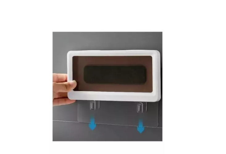 Caja De Ducha Impermeable Para Baño Soporte De Pared Celular