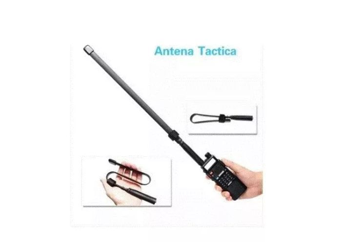 Antena Flexible Táctica Baofeng Uv-5r, Uv-82, Puerto Sma-f