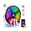 Cinta Tira Luz Led Control Rgb 5050 Bluetooth 5 Metros Ip65