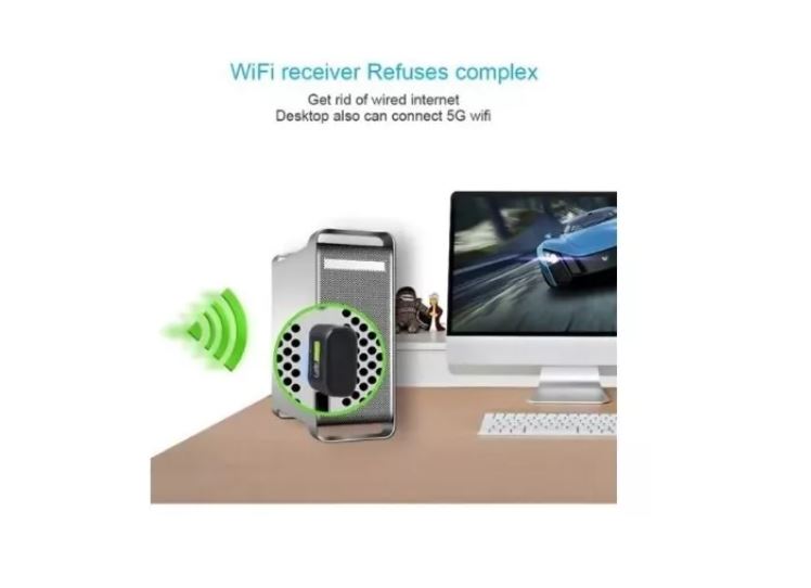 Adaptador Usb De Wifi 600mbps Dual Band 5ghz Free Driver