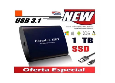 Disco Duro Externo De Ultra Alta Velocidad Ssd 1tb