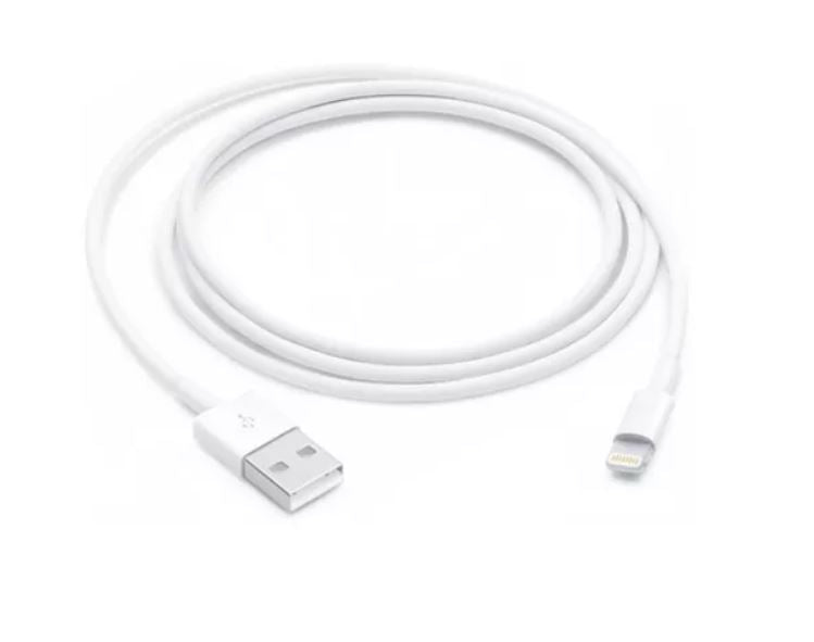 Cable Usb 2.0 Apple (iphone) Blanco Con Entrada Usb Salida Lightning (1M)