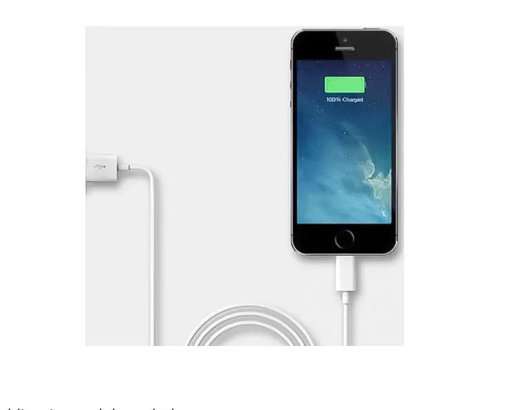 Cable Usb 2.0 Apple (iphone) Blanco Con Entrada Usb Salida Lightning (1M)