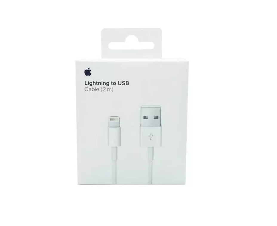 Cable Usb 2.0 Apple (iphone) Blanco Con Entrada Usb Salida Lightning (2M)