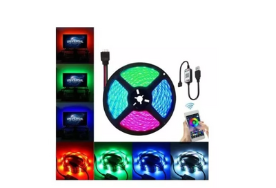 Cinta Tira Luz Led Control Rgb 5050 Bluetooth 2 Metros