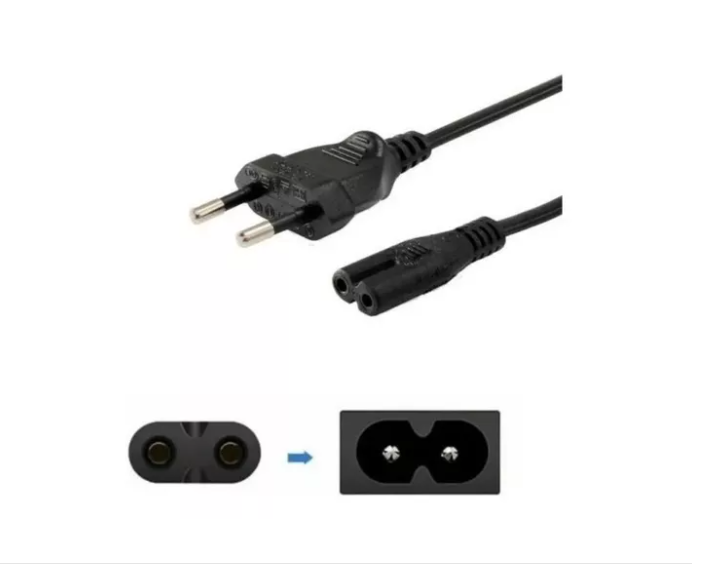 Cable De Poder Tipo 8 //alimentacion Para Pc-tv-notebook