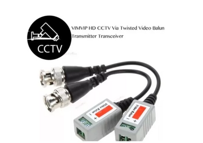 Adaptador De Cable Coaxial Para Cámara Cctv (2 Piezas)