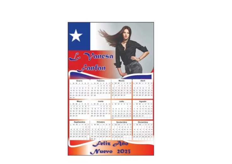 Calendario Estándar Para Pared. Personalizado Con Tus Fotos