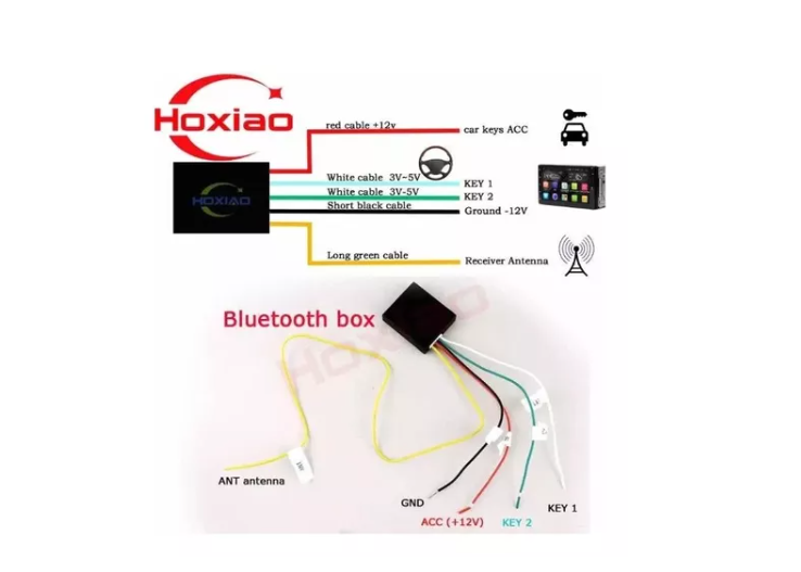 Mando A Distancia Universal Para Volante De Coche Bluetooth