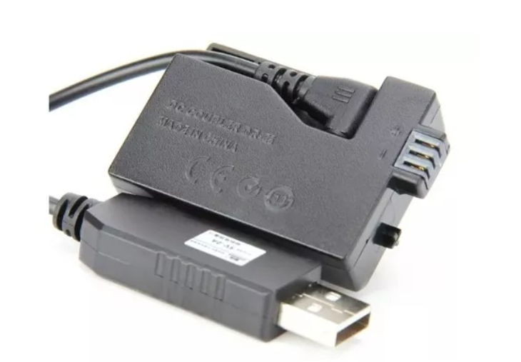 Adaptador Corriente Canon Lp-e5 + Cargador Usb 5v 3a. Dr-e5